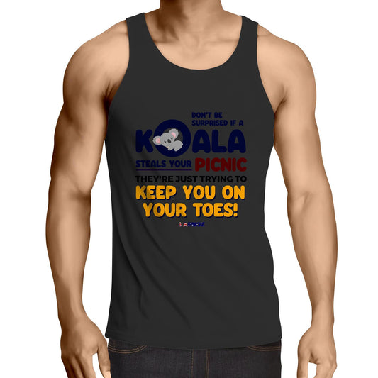 On Your Toes: The Ultimate Lowdown on Staying Sharp - Lowdown - Mens Singlet Top