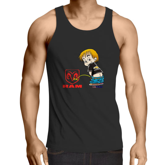 RAM: Power Prowess Unleashed - A Lowdown on Performance V2 - Lowdown - Mens Singlet Top